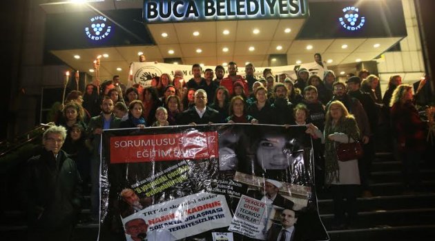 Bucalı kadınlar Özgecan için sokaklarda