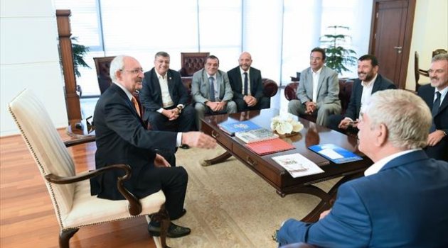 DİSK, KESK VE TMMOB heyetinden Kılıçdaroğlu’na ziyaret