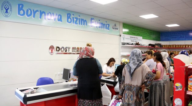 Dost Market için ekstra yükleme, yaşlı ve yatağa bağımlılara erzak paketi