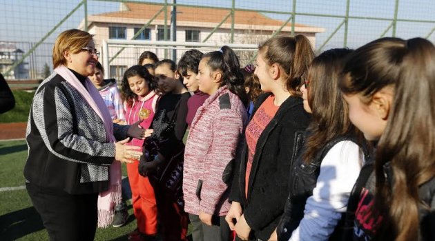 Genç sporculara Başkan dopingi
