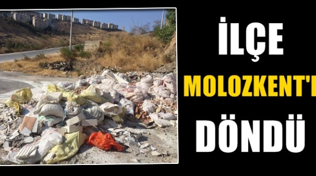 İlçe moloz yığınlarından geçilmiyor