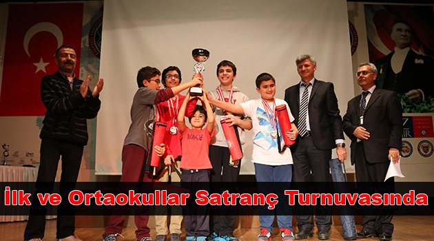 İlk ve Ortaokullar Satranç Turnuvasında Şampiyonlar Belli Oldu.