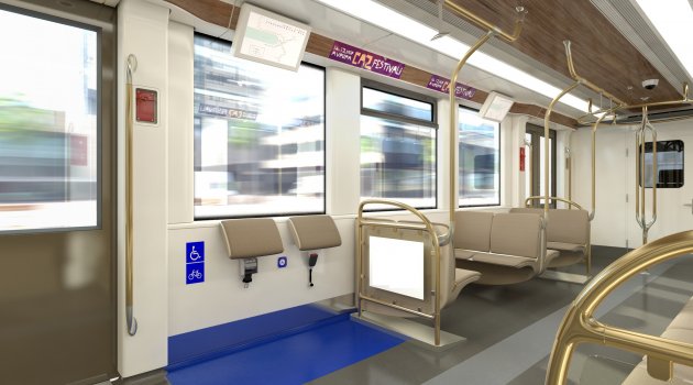 İşte yeni metro vagonlarımız
