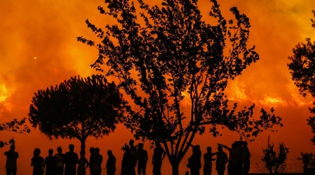 İzmir'de korkutan yangın!