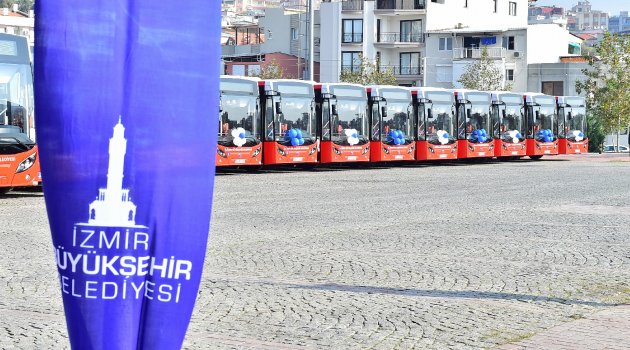 İZULAŞ'a 110 yeni otobüs daha
