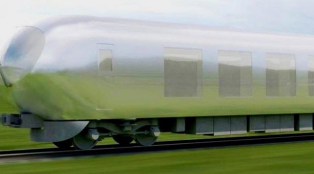 Japonlar bu kez görünmez tren yapıyor