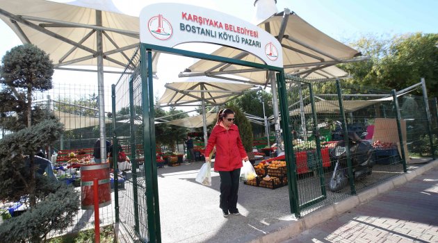 Karşıyaka'da 'Köylü Pazarı' bereketi