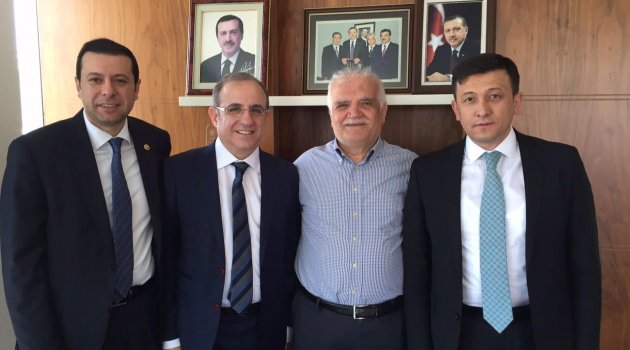 Kerem Ali Sürekli, Mahmut Atilla Kaya ve Hamza Dağ'dan Vefa ziyaretleri