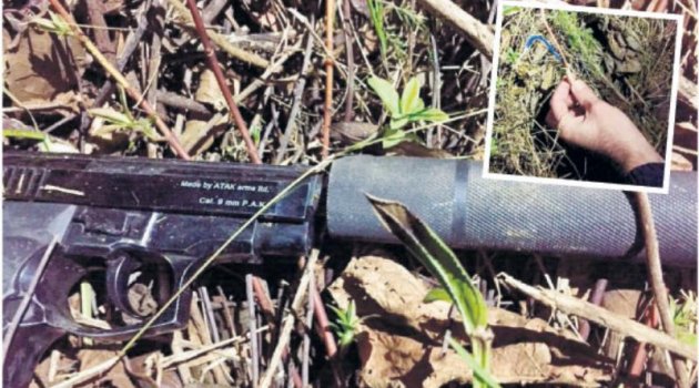 Komando güzergâhına bomba döşedi