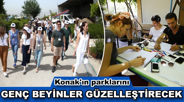 Konak’ın parklarını genç beyinler güzelleştirecek