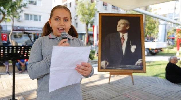 Konaklı çocuklar Ata’sını unutmadı