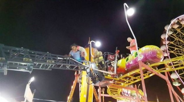 Lunapark'ta korku dolu anlar
