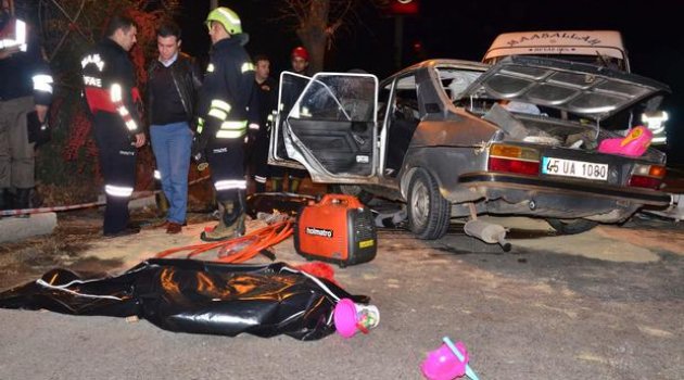 Manisa'da kahreden kaza