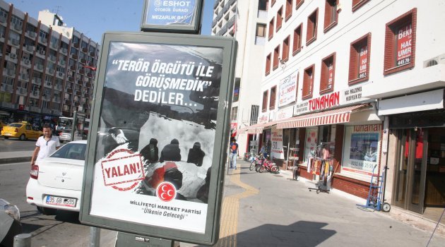 MHP'den 'yalan' afişli çağrı