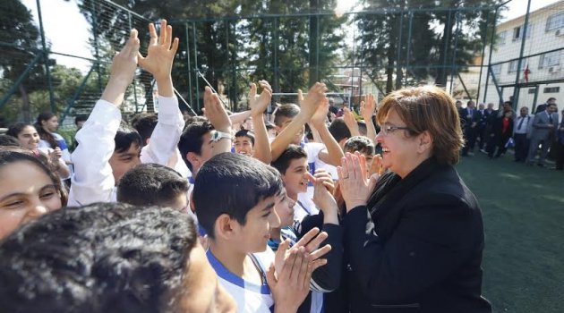 Minik sporcuların forma sevinci