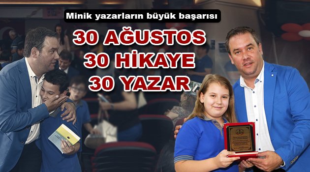 Minik yazarların büyük başarısı