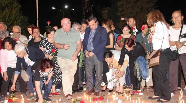 Narlıdere’de 301 cana 301 mum yandı