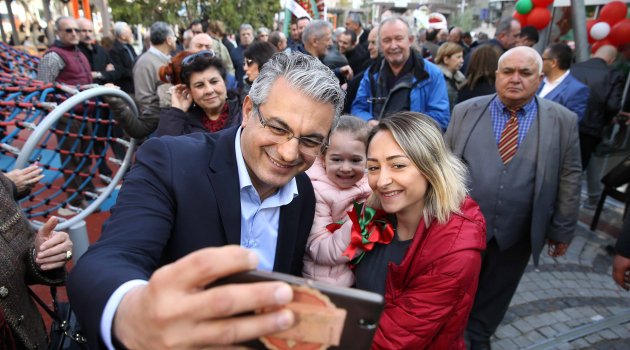 Nergiz Parkı’nda kafe keyfi başladı