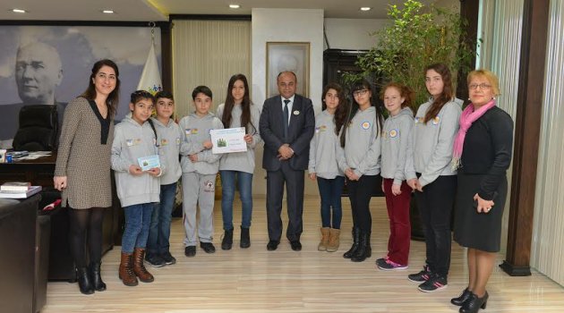 Öğrenciler Başkan Arslan’a projelerini anlattılar
