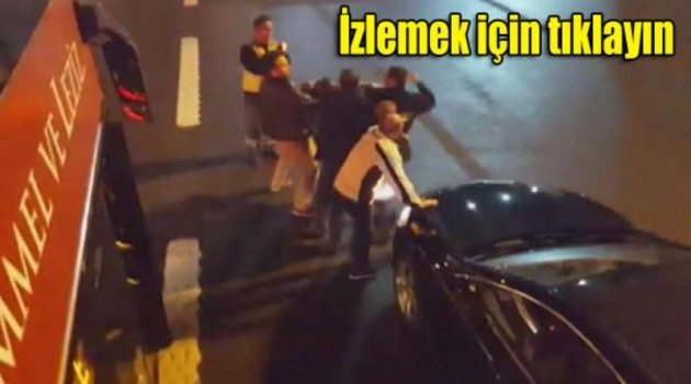 Saldırdığı otobüs şoföründen dayak yiyince rahatladı
