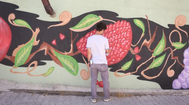 Sokak Sanatı-Graffiti Bornova duvarlarında