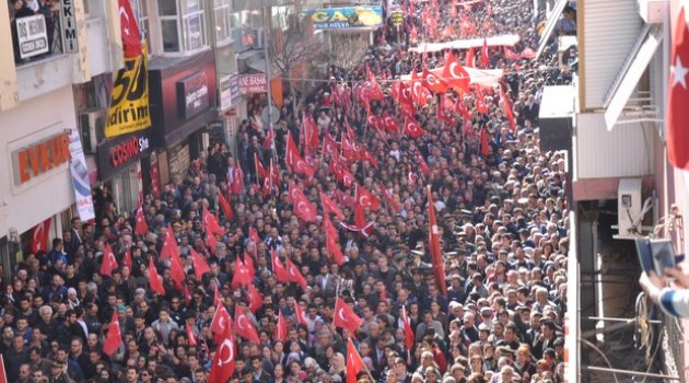 Söke şehidini uğurladı
