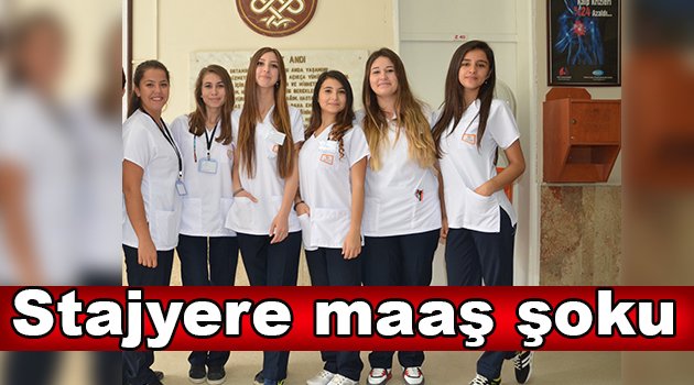 Stajyere maaş şoku