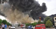Torbalı'da mobilya fabrikasında yangın