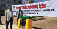 Ödemiş Belediyesi yeni yeraltı çöp konteynerlerini hizmete sunuyor !