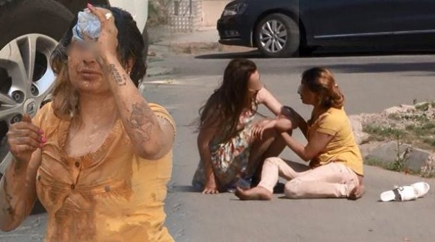 Taksiye alınmayan iki kadın ortalığı birbirine kattı