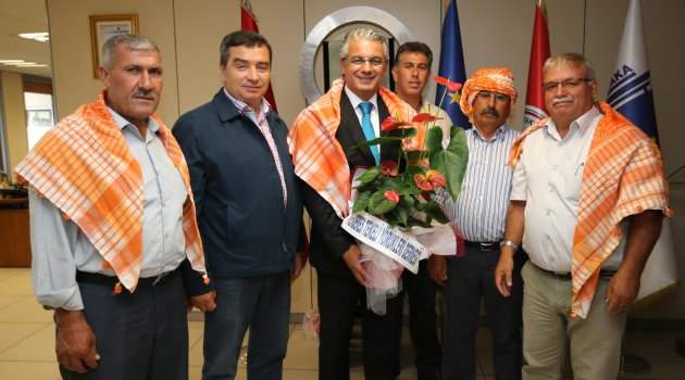 Tekeli Yörükleri’nden Başkan Akpınar’a teşekkür