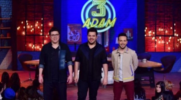 Üç Adam'a hangi konuklar katıldı?