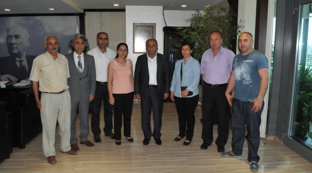 Varto-Der’in Yeni Yönetiminden Başkan Arslan’a Ziyaret