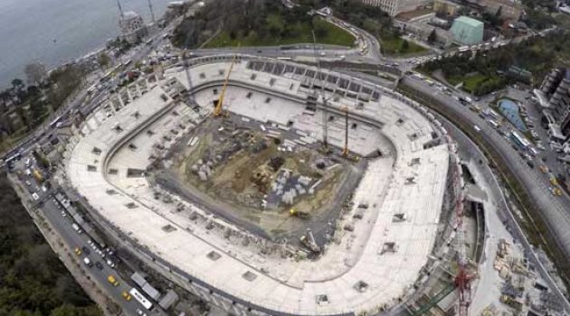 Vodafone Arena'nın inşaatı durduruldu