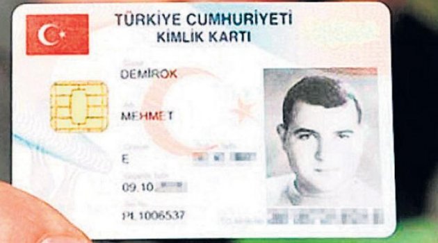 Yeni nüfus cüzdanı tek renk