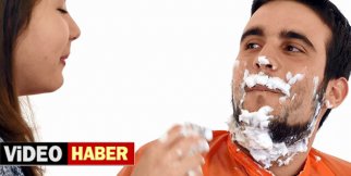 Kızlar ilk kez erkekleri tıraş ettiler